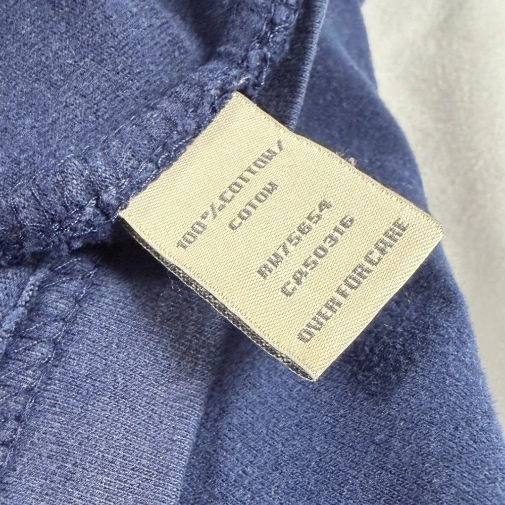 Abercrombie & Fitch Kids XXL Navy Blue Muscle‎ Fit T-Shirt Green Moose Logo